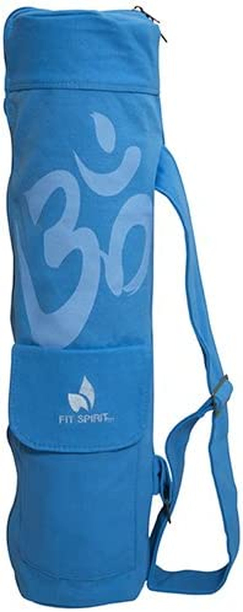 FIT SPIRIT Exercise Yoga Mat Gym Bag with 2 Cargo Pockets