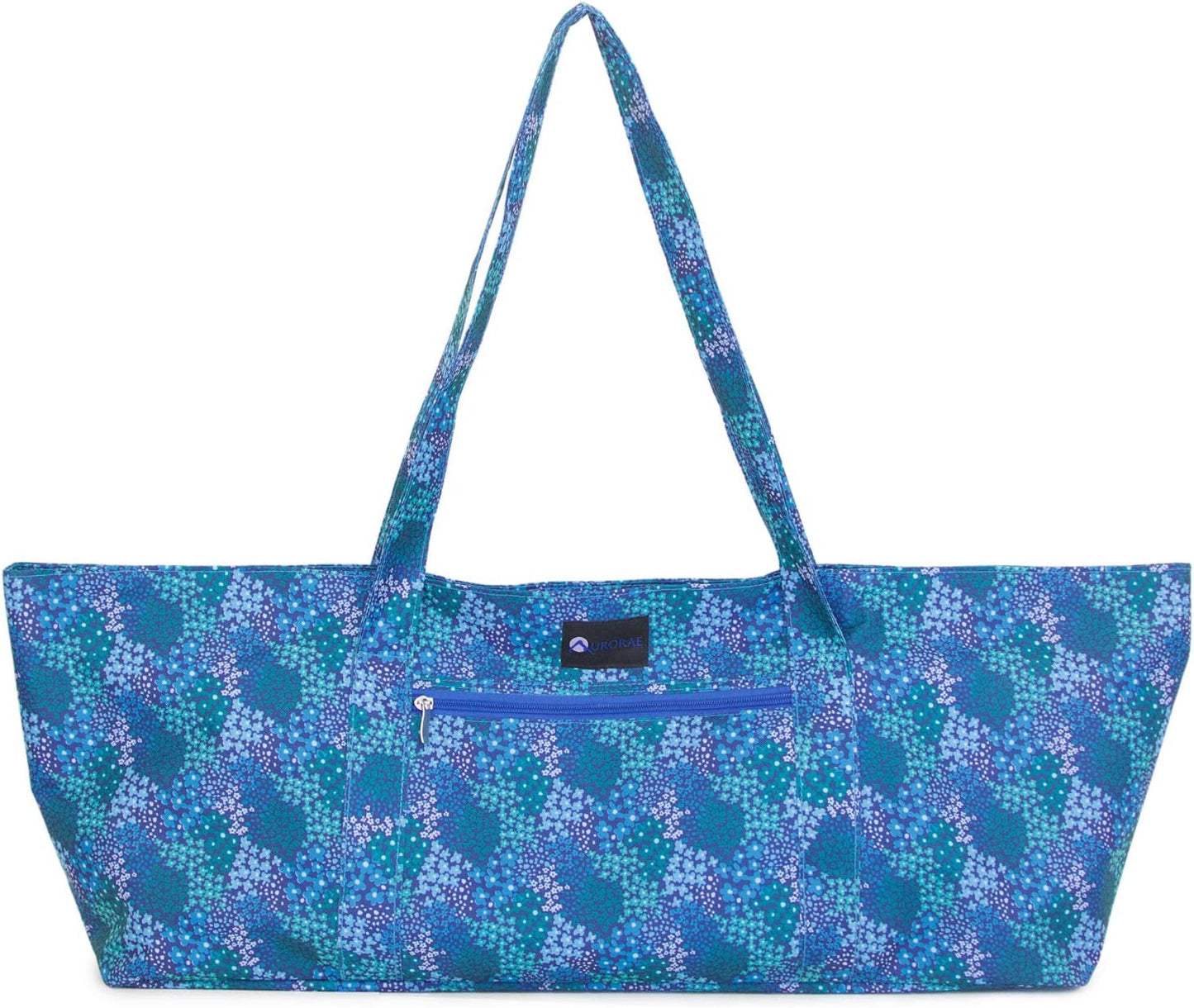 AURORAE Yoga Mat Tote Bag, Extra Wide to Fit Most Yoga Mats and Accessories, In