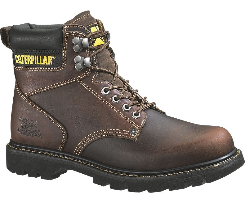 Cat® P72365-9M Caterpillar® Men's Second Shift Work Boot, Tan, Medium, Size-9