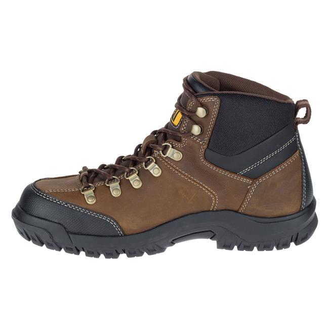 CAT P74128-8.5M Men's Soft-Toe Threshold Waterproof Work Boot, Brown, 8.5 Medium