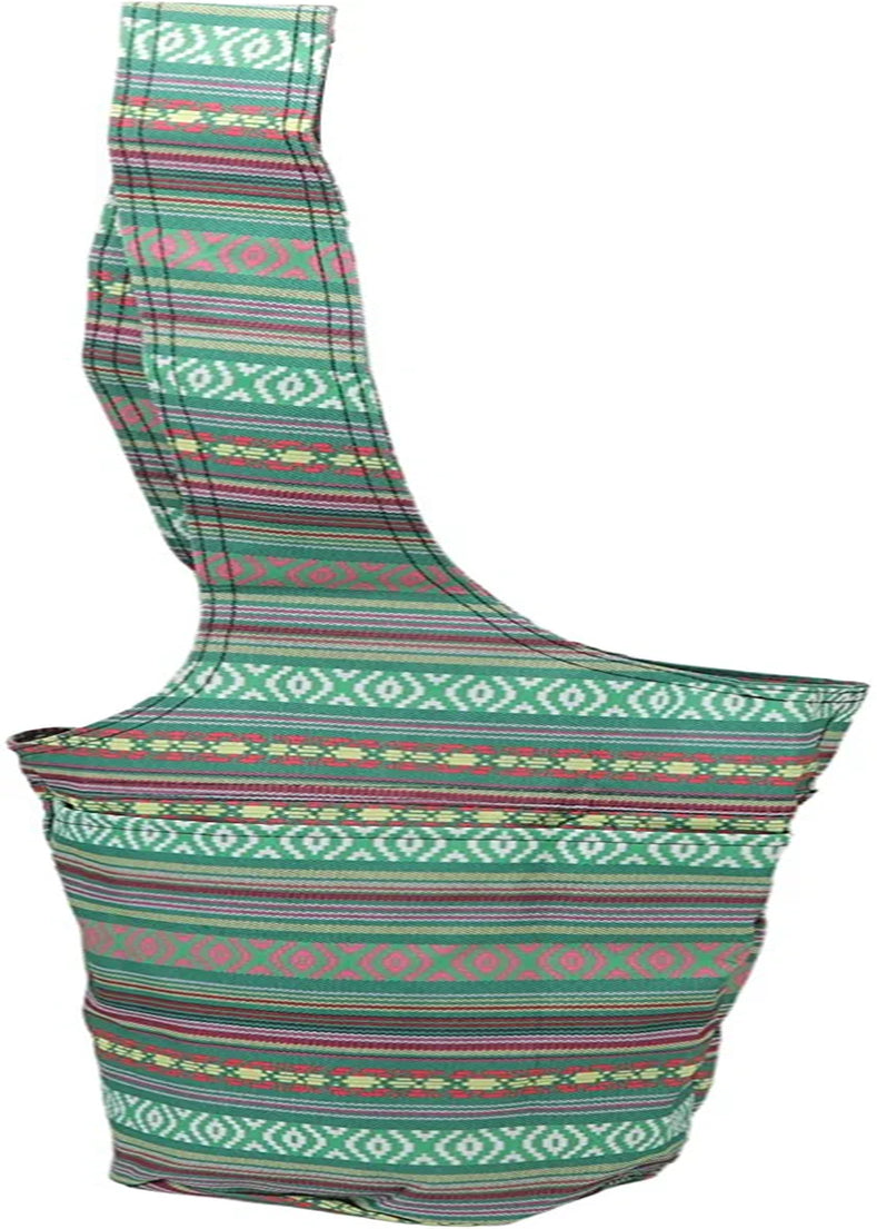 TOPINCN Yoga Mat Bag Large Size Pocket Yoga Mat Carrier Bag for Woman Multi Functional and Fit Most Size Mats and Beautiful Bag(Blue Streak)