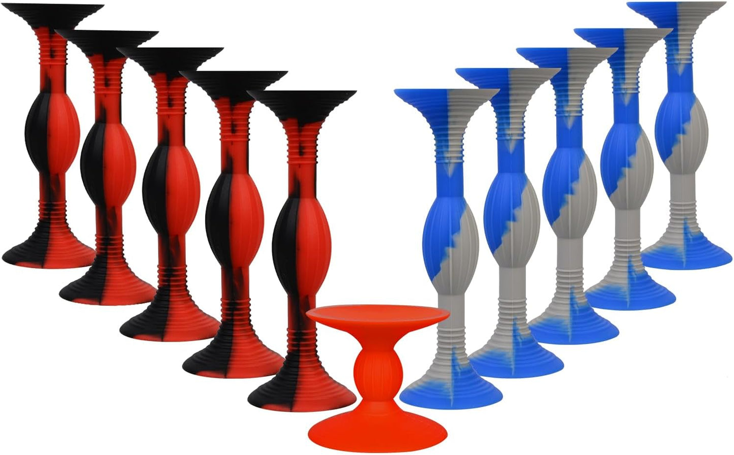 10Pcs Colour Suction Cup Darts (4.3 Inch Large Size) Silicone Sucker Soft Dart Kids Sticky Toy Indoor and Outdoor Sports Throwing Games