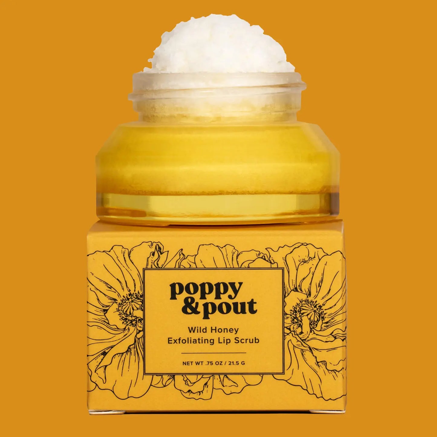 Poppy & Pout Lip Scrub - Wild Honey