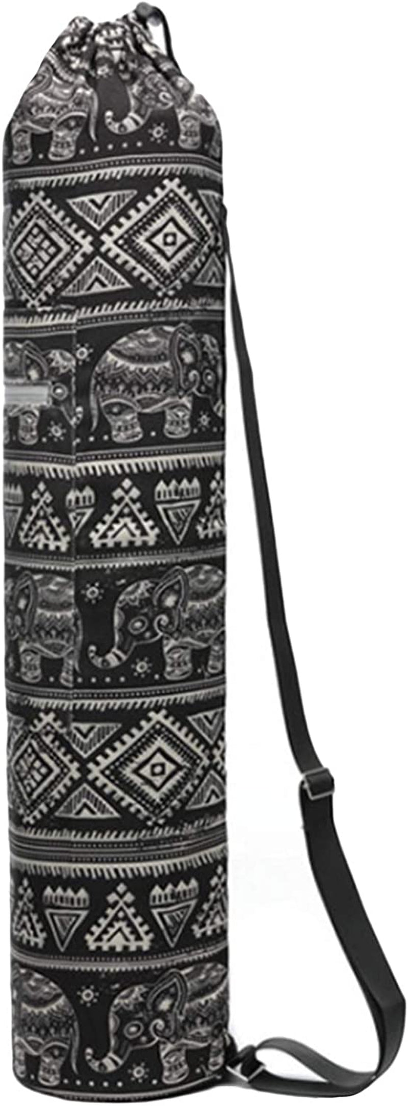 Jueshanzj Adjustable Shoulder Strap Canvas Yoga Mat Bag