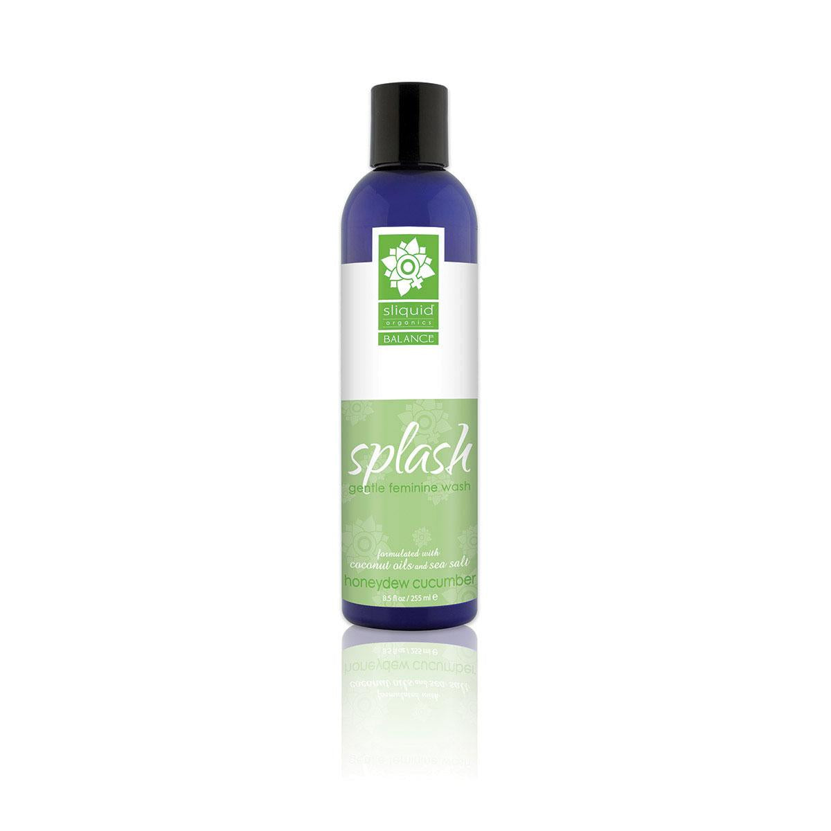 Sliquid Splash 8.5oz Honeydew Cucumber Intimates Adult Boutique