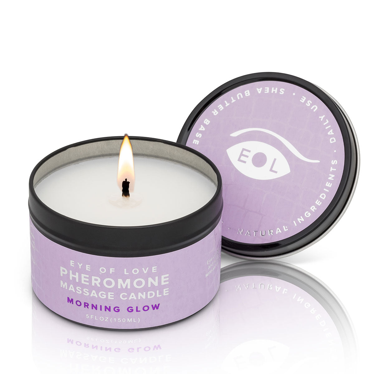 Eye of Love Pheromone Massage Candle 150ml Morning Glow (F to M) Intimates Adult Boutique