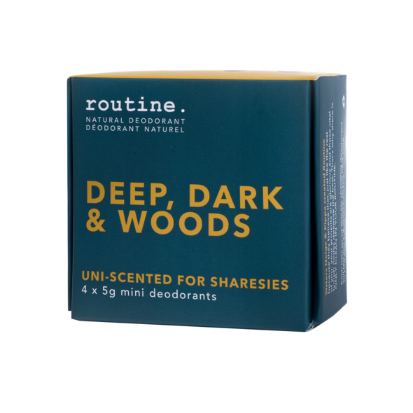 Routine - DEEP, DARK, & WOODS Mini Cream Deodorant Kit
