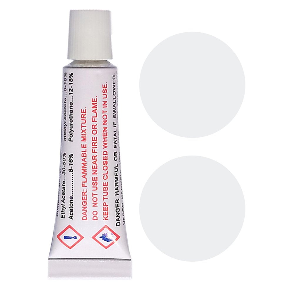 Ibaste Heavy Duty Repair Patch Kit | High Performance Repair Glue for Swimming Rings | Adhesive Glue for Inflatables Boat Raft Air Beds