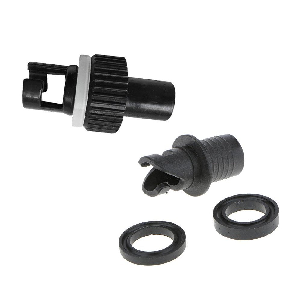 Set of 2 Kayak Air Pump Hose Adapter Valve Adapter - Universal for Inflatable Boat Raft Fishing Dinghy - Easy to Use