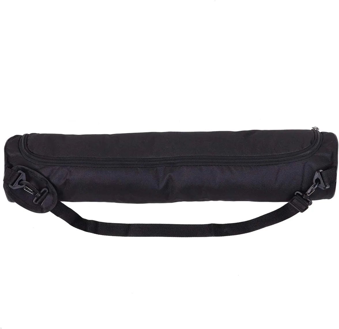 BESPORTBLE Exercise Yoga Mat Bag Full-Zip Canvas Waterproof Yoga Mat Carry Bag Storage Bag Yoga Mat Holder with Adjustable Shoulder Strap(Black)