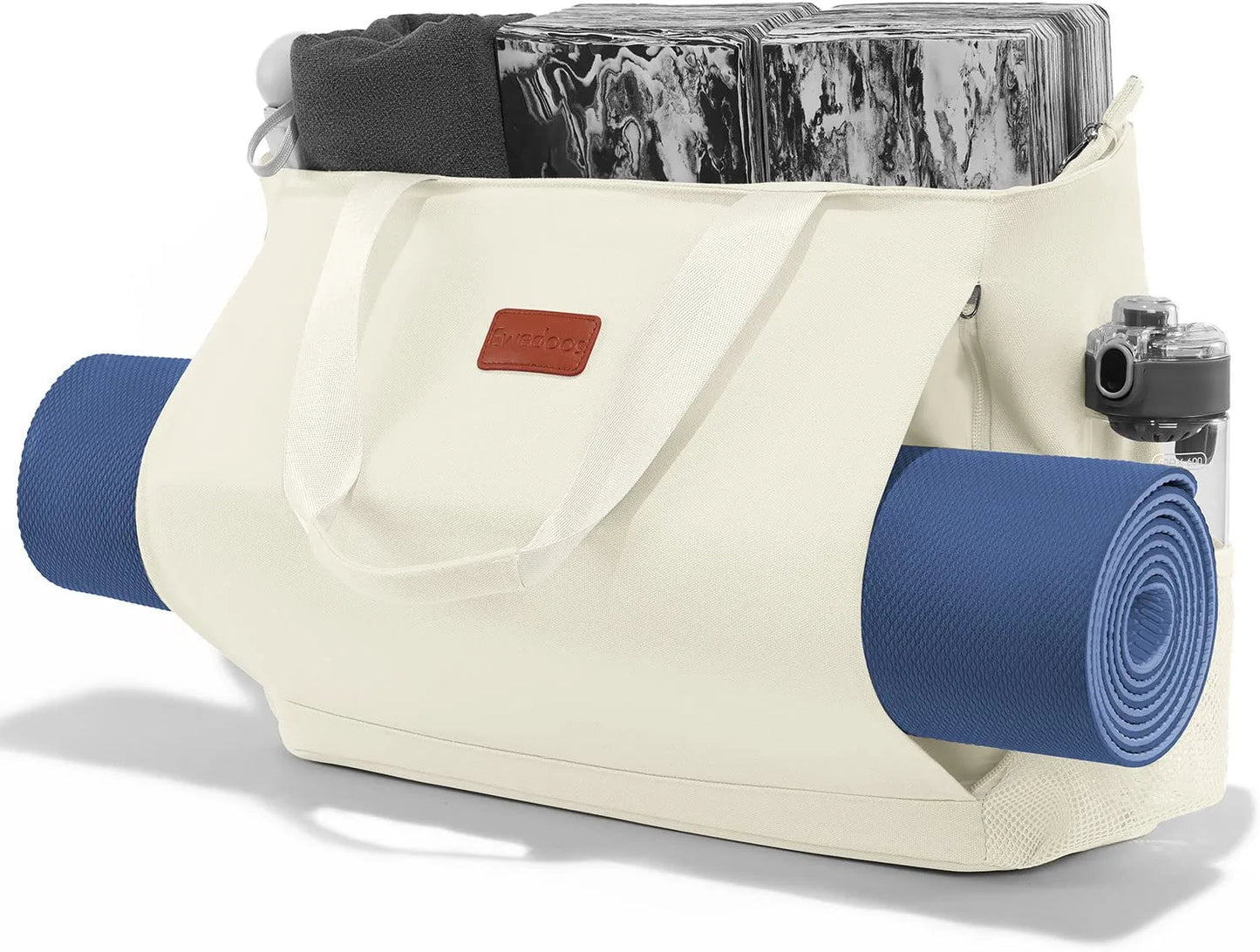 Ewedoos Yoga Bag Large Yoga Mat Bag Gym Duffle Bag Sports Tote Bag and Carriers Fits All Your Stuff for Yoga Travel Gym