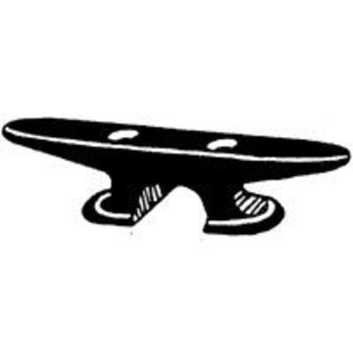 United States Hardware M-315C Nylon Cleat, 8"x1-1/2'x1-3/4", Black