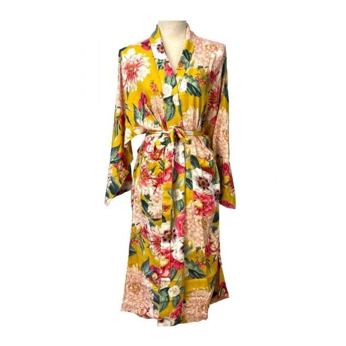 Paradise Diamond Kimono - Ochre
