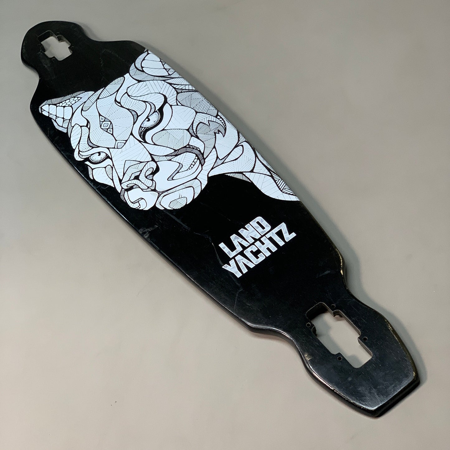 LANDYACHTZ Battle Axe Cougar 40 Longboard Deck 40"x9.5" (New Other)