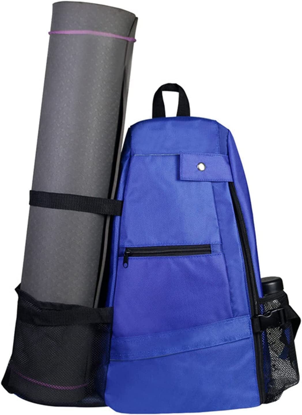 LHYSMYX Large Capacity One Shoulder Yoga Bag Sports Fitness Yoga Mat Storage One Shoulder Bag-Purple