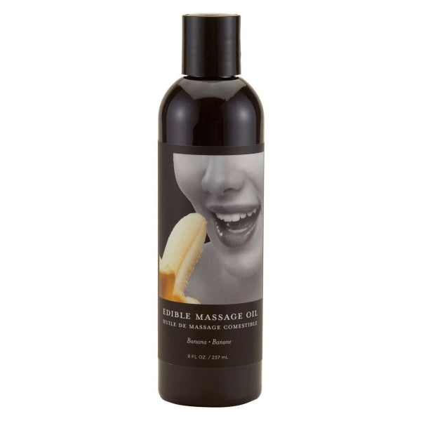 Massage Oil Edible Banana 8oz Intimates Adult Boutique