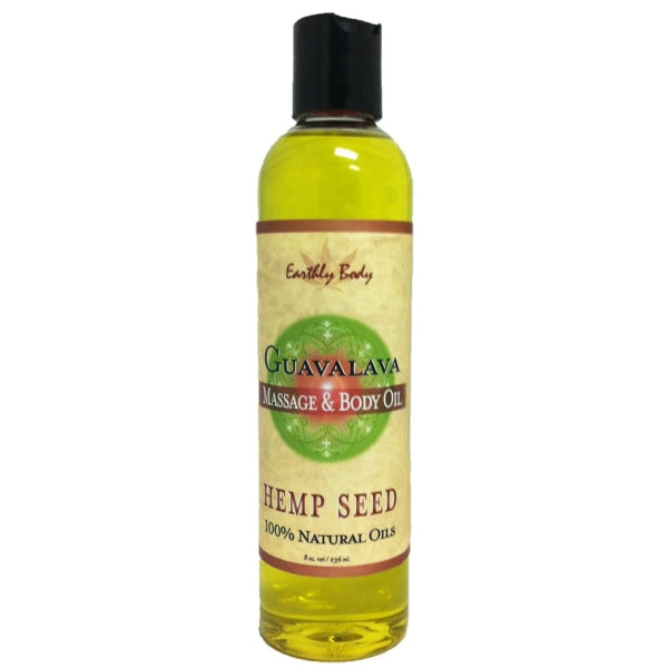 Massage Oil Guavalava 8 Oz Intimates Adult Boutique