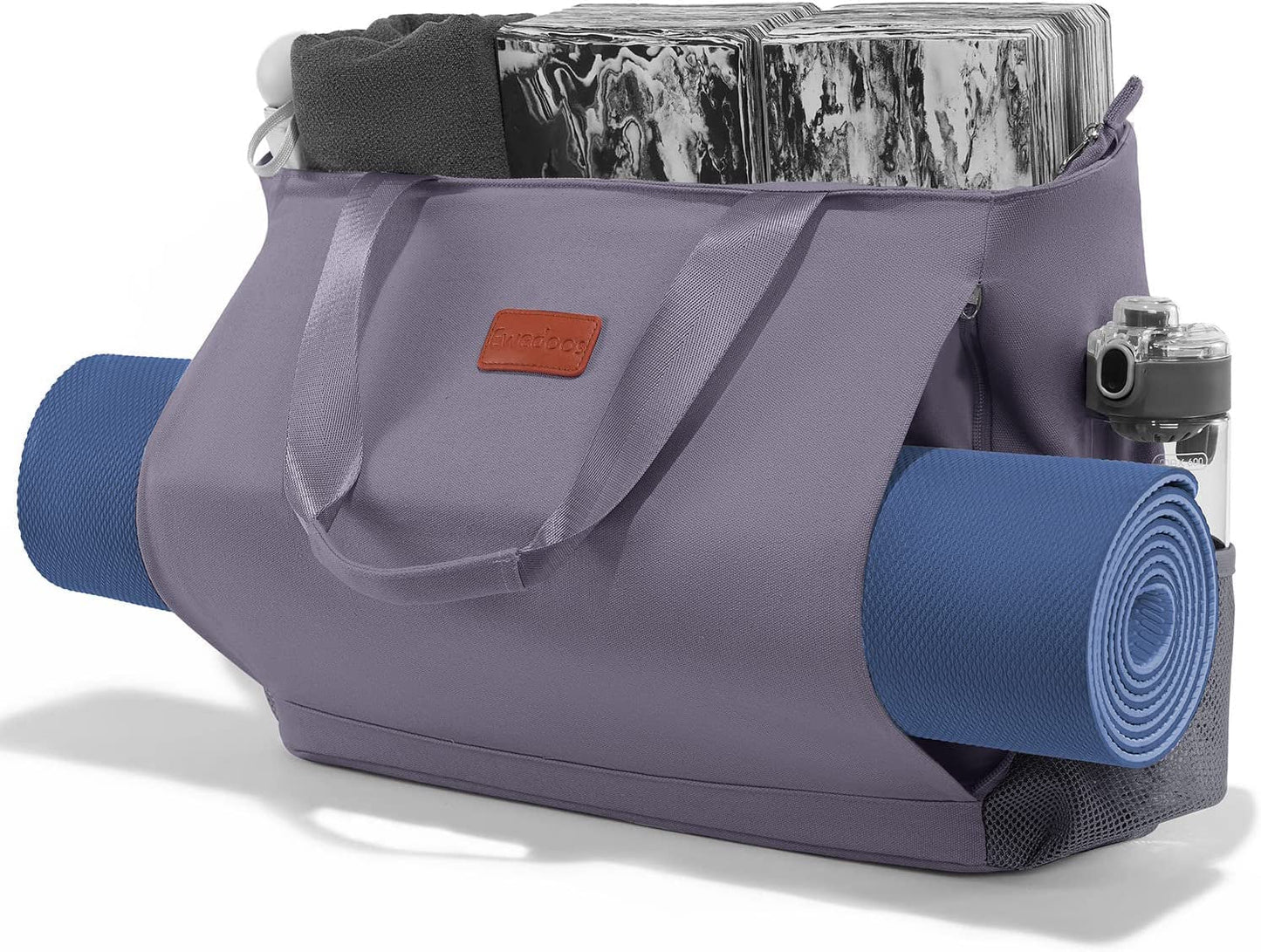 Ewedoos Yoga Bag Large Yoga Mat Bag Gym Duffle Bag Sports Tote Bag and Carriers Fits All Your Stuff for Yoga Travel Gym