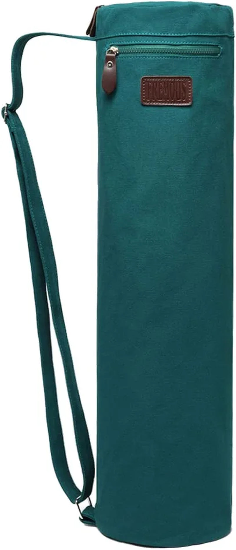 FREMOUS Yoga Mat Bag,Full-Zip Exercise Yoga Mat Carrier Bag - Double Storage Pocket ,Easy Access Zipper, Adjustable Shoulder Strap and Handle,Fits Most Mats