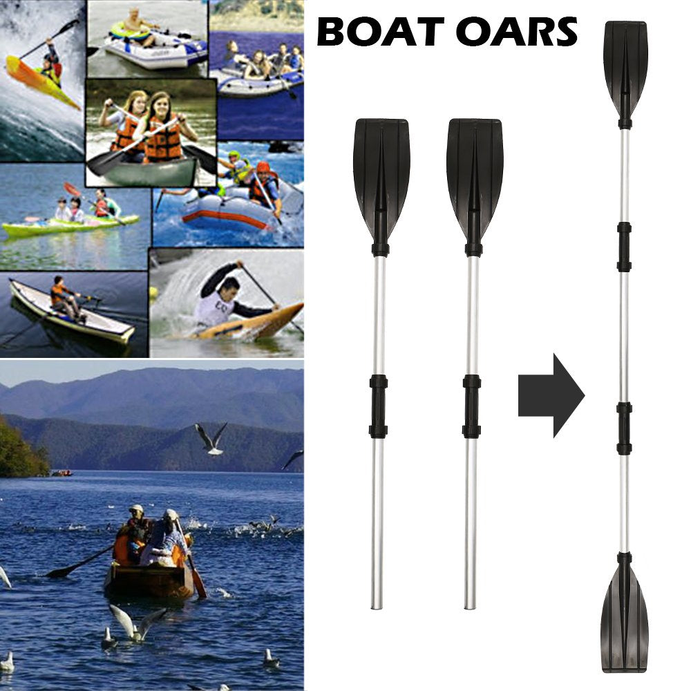 Aohao Boat Oars Kayak Paddles, Boat Oars for Inflatable Boats Combo Dual Purpose for Rowing Boats Raft Canoeing