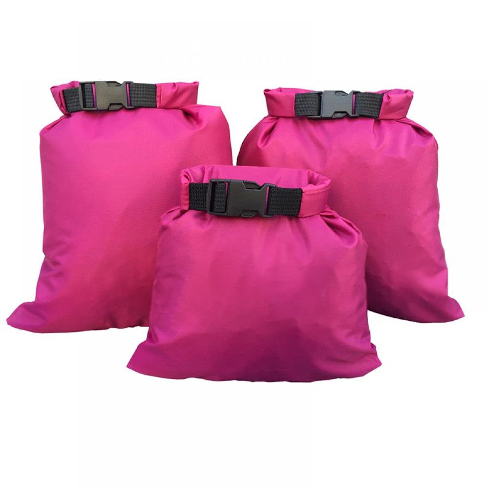 Clearance 3Pcs Waterproof Dry Sacks Lightweight Outdoor Dry Bags 1.5L 2.5L 3.5L 30D Dupont Cordura Coated Waterproof Dry Bag for Kayaking,Rafting,Boating,Hiking,Camping