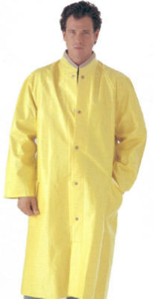Tingley C53217-MD Raincoat with Detachable Hood, Medium, Yellow, 48"