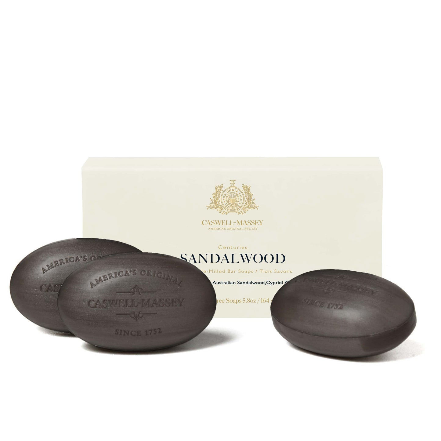 Sandalwood Bar Soap Bar Soap Caswell-Massey® 3-Soap Set