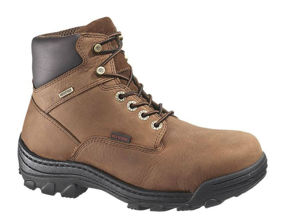 Wolverine® W05483-11-5M Men's Durbin Waterproof Steel-Toe Boot, Brown, Size 11.5