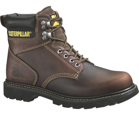 Cat® P72365-8W Caterpillar® Men's Second Shift Work Boot, Tan, Wide, Size-8