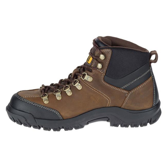 CAT P74128-8.5M Men's Soft-Toe Threshold Waterproof Work Boot, Brown, 8.5 Medium