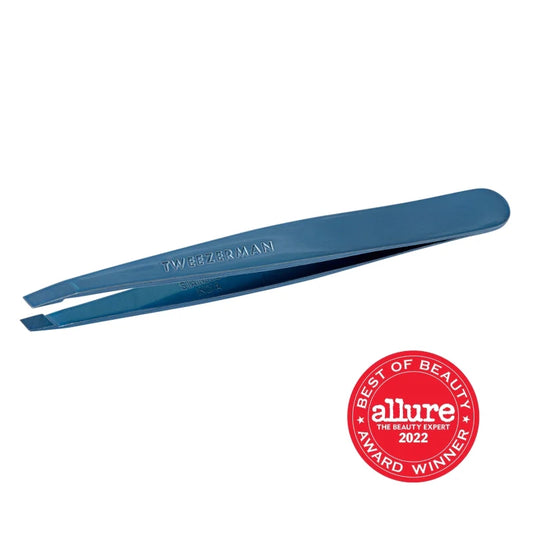 Blue Slant Tweezer