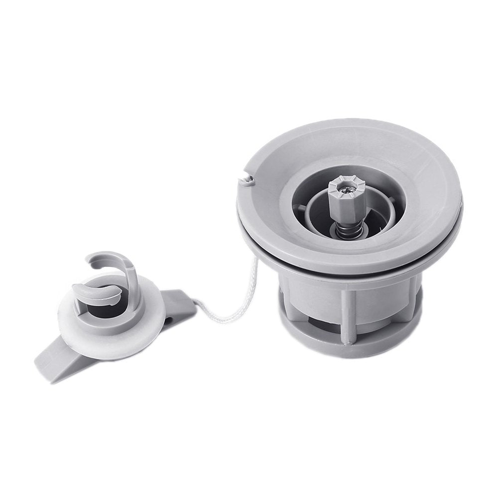 Kayak Valve Adapter Cap Air Plugs for Inflatable Boat Canoe Raft with Mesh Cover
