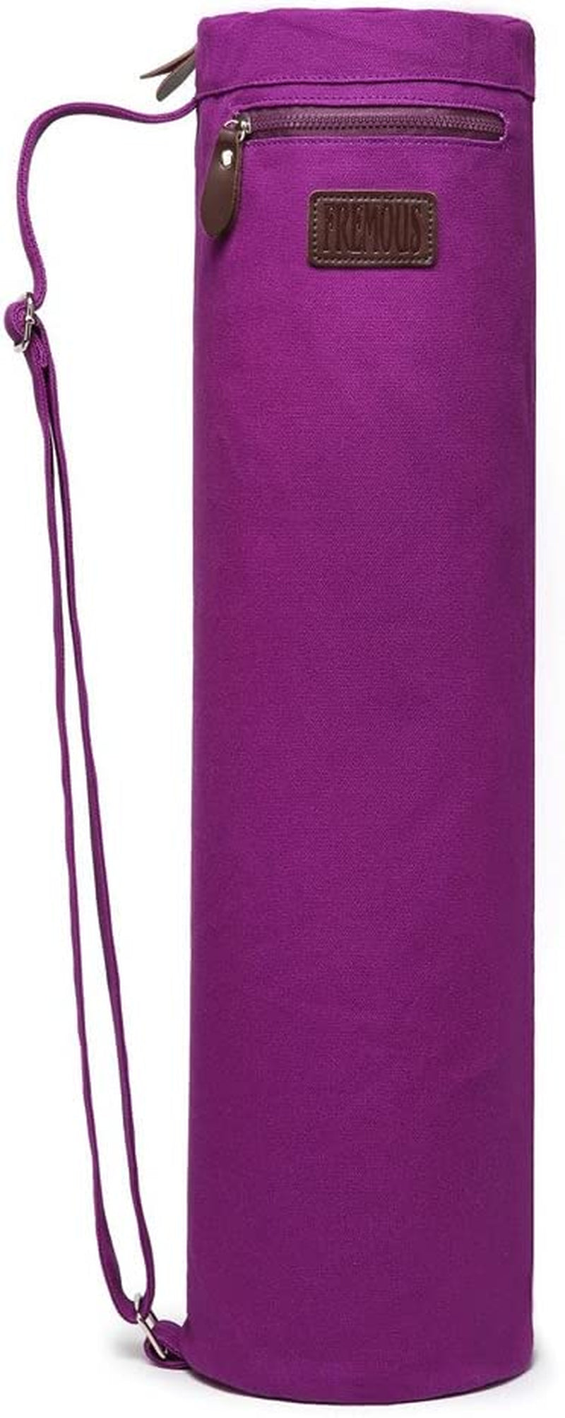 FREMOUS Yoga Mat Bag,Full-Zip Exercise Yoga Mat Carrier Bag - Double Storage Pocket ,Easy Access Zipper, Adjustable Shoulder Strap and Handle,Fits Most Mats