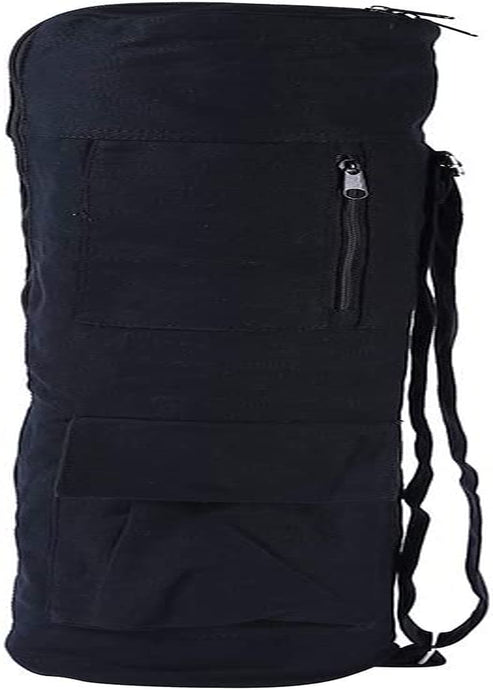 Godecho Yoga Mat Bag,Full Zip Exercise Yoga Mat Sling Bag with Adjustable Shoulder Strap,Yoga Mat Carrier, Yoga Mat Holder - Fits Most Size Mats (Black)