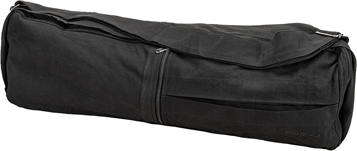 Jadeyoga Macaranga Mat Bag - Yoga Mat Bag & Yoga Mat Carrier W/ Adjustable Shoulder Strap, Women & Mens Yoga Bag - Yoga Supplies & Yoga Accessories for Women & Men - Organic Cotton Yoga Bag
