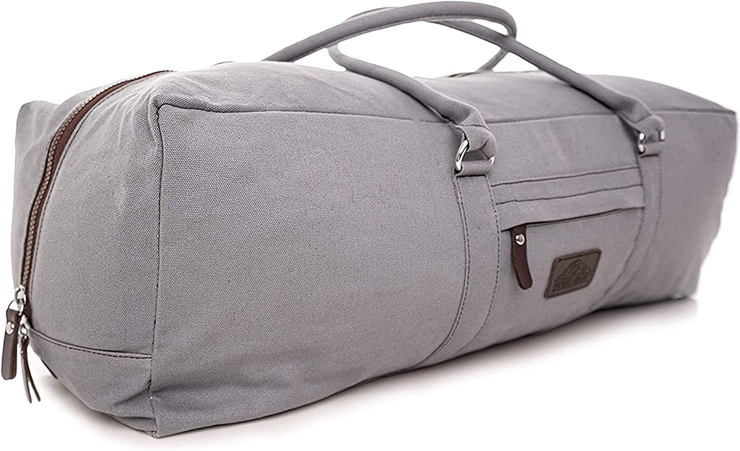 Mount Adams XL Yoga Mat Bag, 26" X 10" X 10", Extra Large Yoga Mat Carrier, Fitness Bag for Exercise Mat, Block, Straps, and Blanket, Canvas Gym Duffle Bag for Workout Accessories