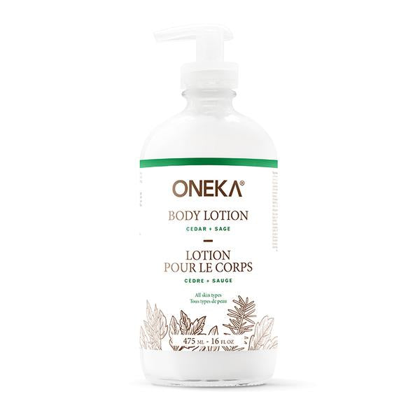 Oneka - Cedar + Sage Body Lotion (475ml)