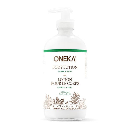 Oneka - Cedar + Sage Body Lotion (475ml)
