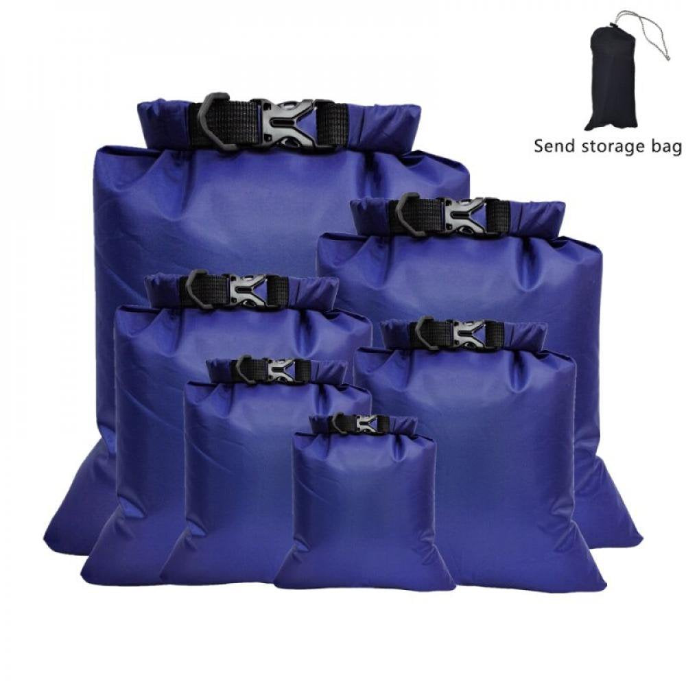 Btguy!Waterproof Dry Bag – 6 Pack Gym Bag All Purpose Dry Sacks Lightweight Storage Bags, Keep Gear Dry for Kayaking, Rafting, Boating, Swimming, Camping, Hiking
