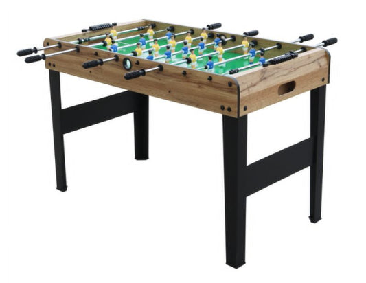 48'' Foosball Table, Indoor Foosball Table for Home, Arcade Table Soccer w/2 Balls for Kids and Adults, Wooden Soccer Table Game for Kids, Adults, Football Table for Game