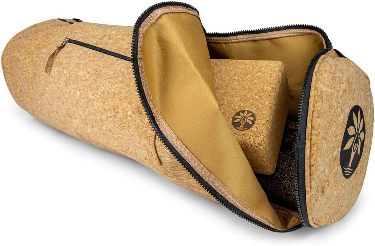 Yoloha Yoga Cork Yoga Mat Bag | Keeps Your Mat Dry, Clean and Portable - Strong, Sustainable, Soft, Durable, Premium, Handmade