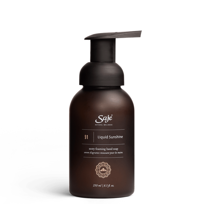 Saje Liquid Sunshine Zesty Foaming Hand Soap Sunny Symphony Citrus 250ml NEW