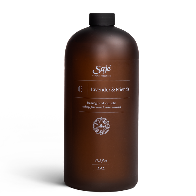 Saje Lavender and Friends Soap Refill Naturally Rejuvenate Formulated 1.4L NEW