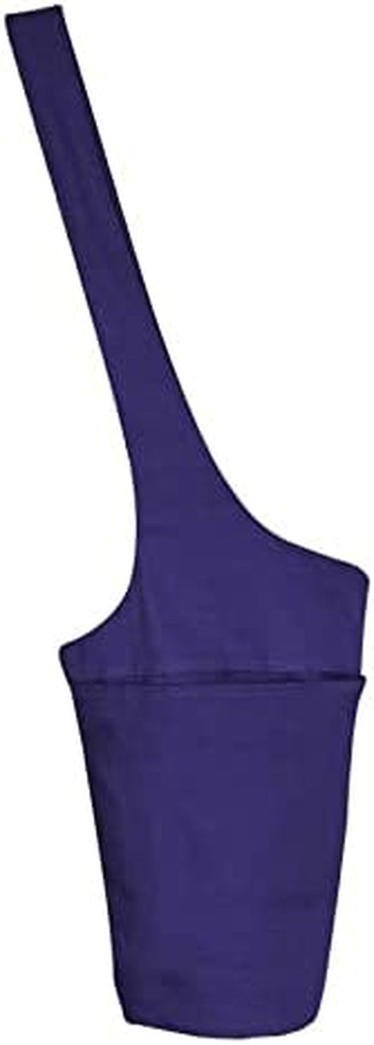 Yoga Mat Bag, Yoga Mat Carry Bag with Free Yoga Mat Carrying Strap,Durable Dirt-Proof,1Pc Large Side Pocket and Zipper Pocket Fits for Most Sizes Mats (Purple)