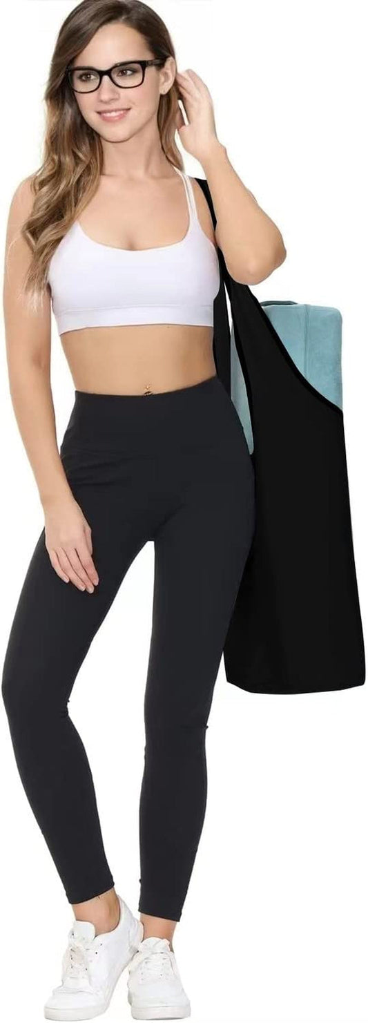 NGT New Guide Steps Yoga Bolster Pillow Bag Yoga Mat Bag Large Size with Pockets Rainproof Environmental Friendly Yoga Strap Bag for Women