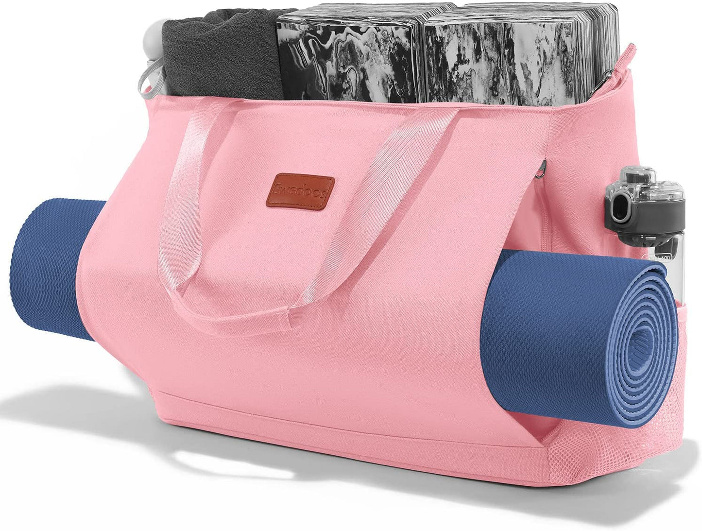 Ewedoos Yoga Bag Large Yoga Mat Bag Gym Duffle Bag Sports Tote Bag and Carriers Fits All Your Stuff for Yoga Travel Gym