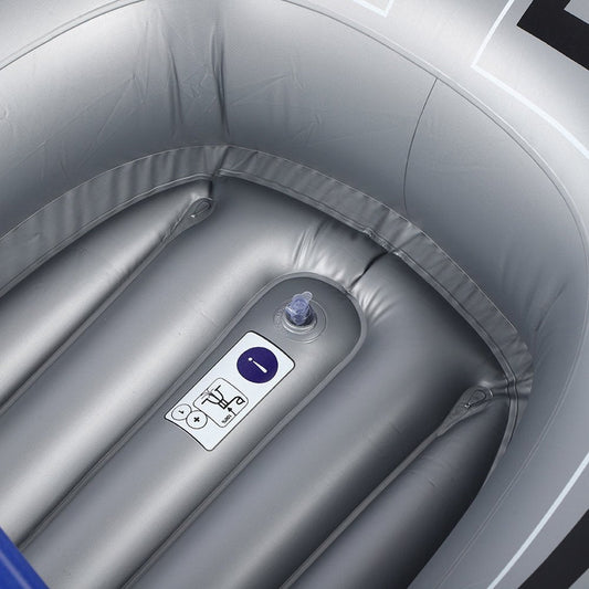 LAFGUR Dinghy with Pump,Inflatable Boat Raft Kayak PVC Canoe Dinghy with Inflator Pump for Fishing 180X110Cm 90Kg Load,Kayak