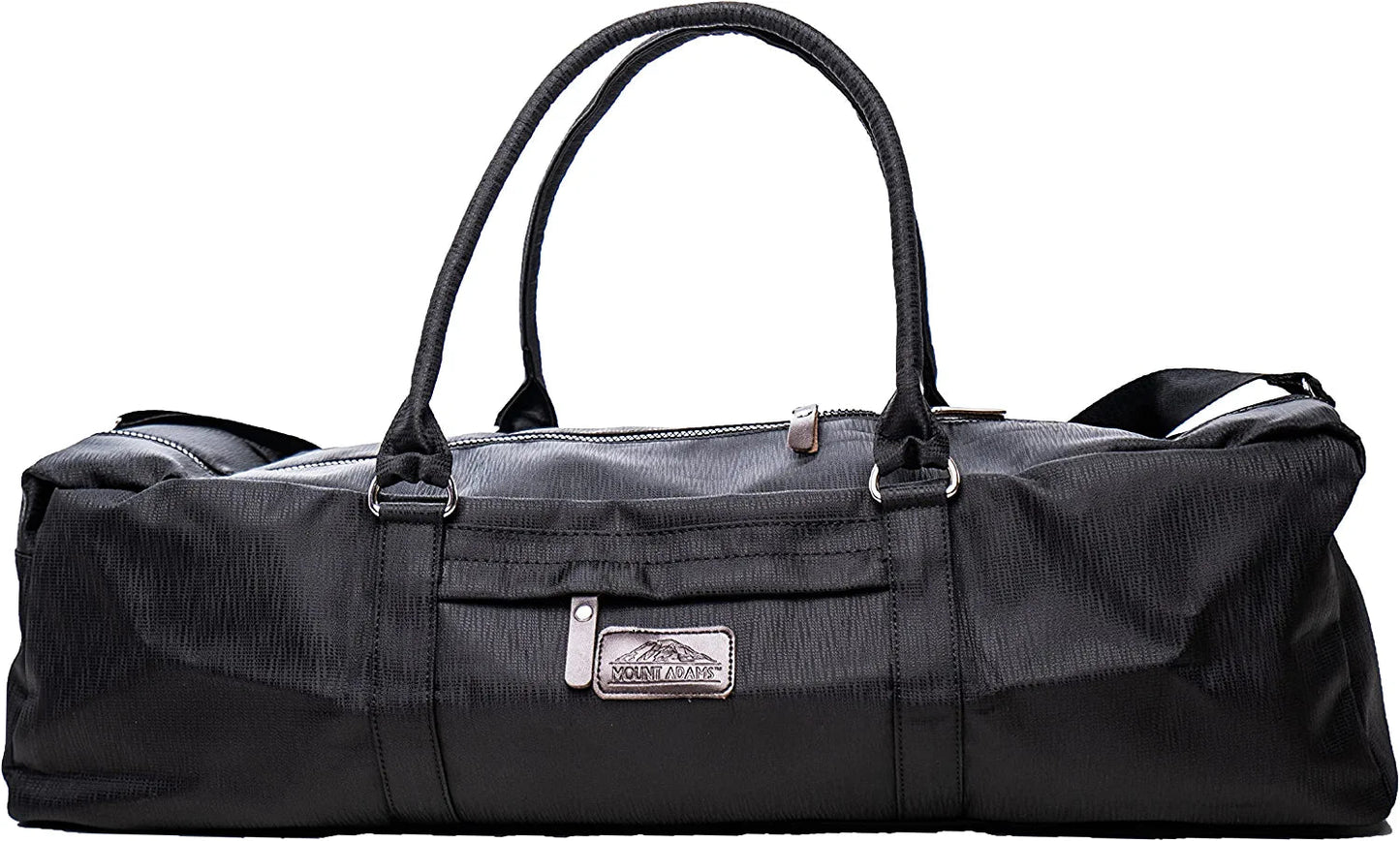 Mount Adams Yoga Mat Bag, 26" X 8" X 8", Fits Mats up to 74" X 26" X 6Mm, Yoga Bag for Exercise Mat, Straps, and Blocks, Gym Duffle Bag for Sports, Workout, and Fitness