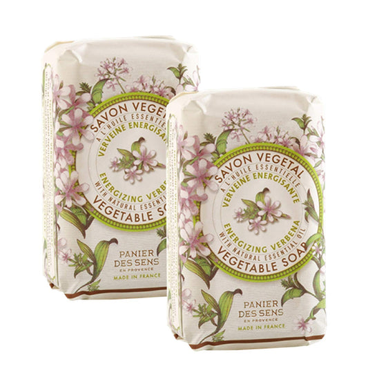 Panier des Sens Verbena Energizing Extra Gentle Soap (set of 2)