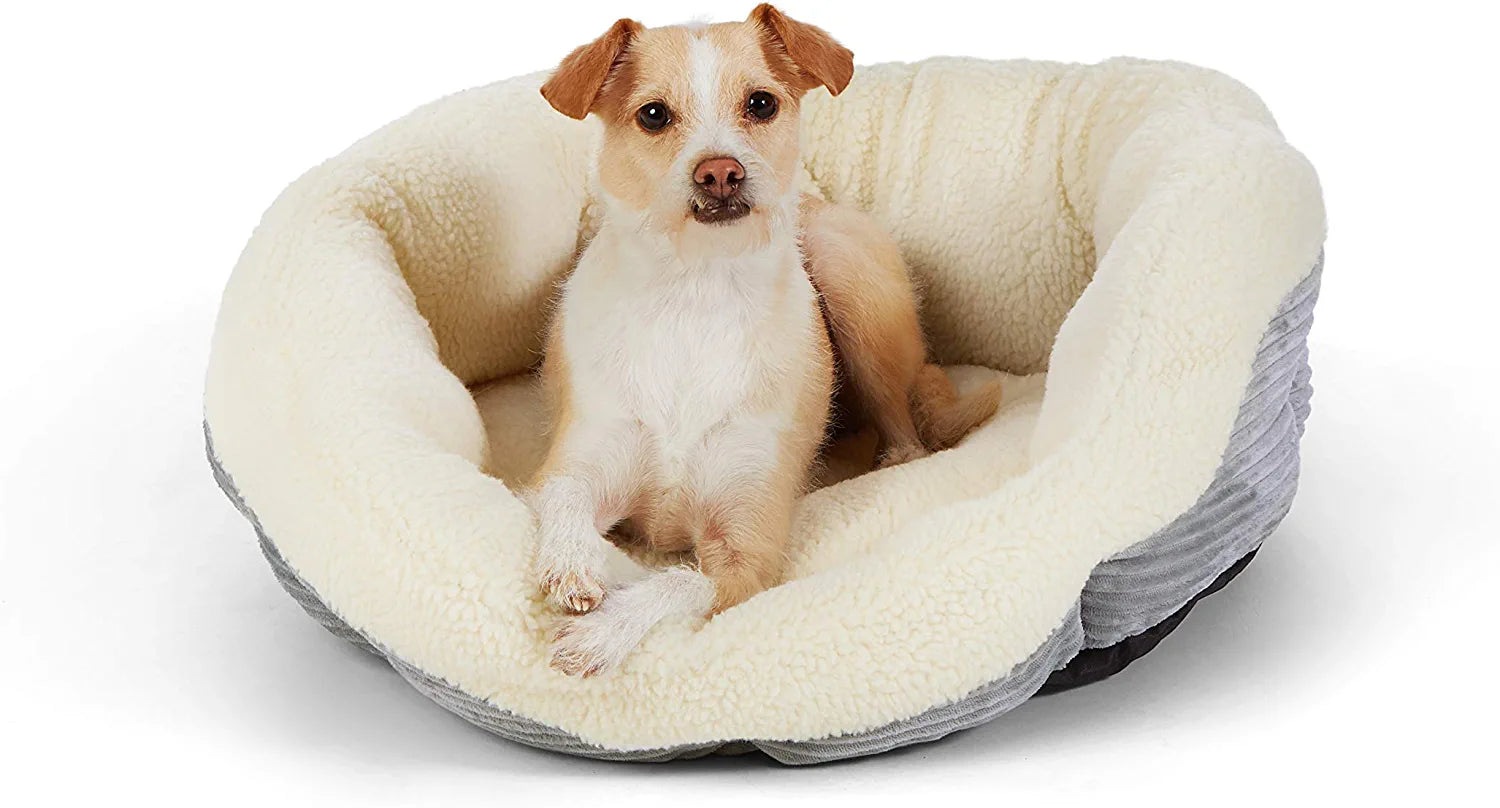 Self Warming Pet Bed for Cat or Dog, Rectangle, 24 X 20 X 7 Inches